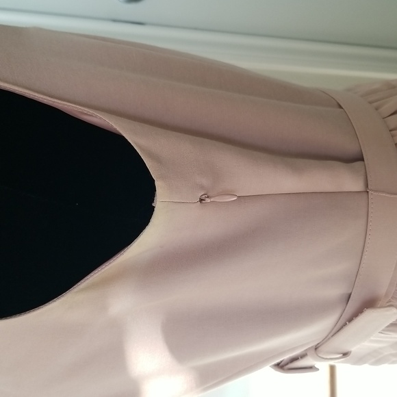 Vintage Due per Due Salmon Pink Elegant Sleeveless Dress - Picture 5 of 7